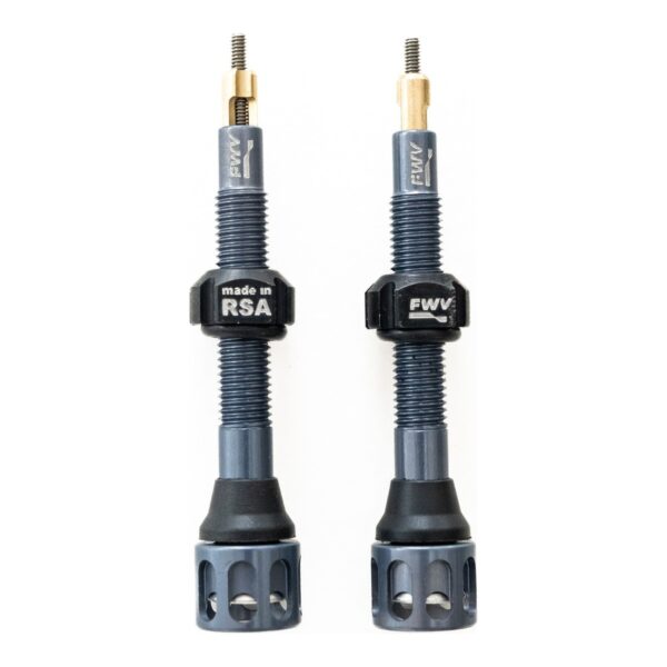 FlowWorx Gunmetal Blue tubeless valve